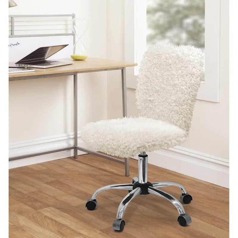 Chaise de bureau ergonomique à hauteur réglable – Chaise de bureau à domicile avec base pivotante