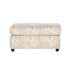 Fauteuil câlin et pouf surdimensionnés en velours côtelé Nason Wide Wale – Fauteuil d'appoint moelleux
