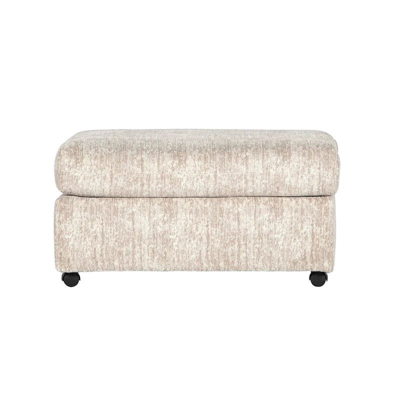 Fauteuil câlin et pouf surdimensionnés en velours côtelé Nason Wide Wale – Fauteuil d'appoint moelleux