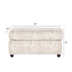 Fauteuil câlin et pouf surdimensionnés en velours côtelé Nason Wide Wale – Fauteuil d'appoint moelleux