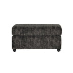 Fauteuil câlin et pouf surdimensionnés en velours côtelé Nason Wide Wale – Fauteuil d'appoint moelleux